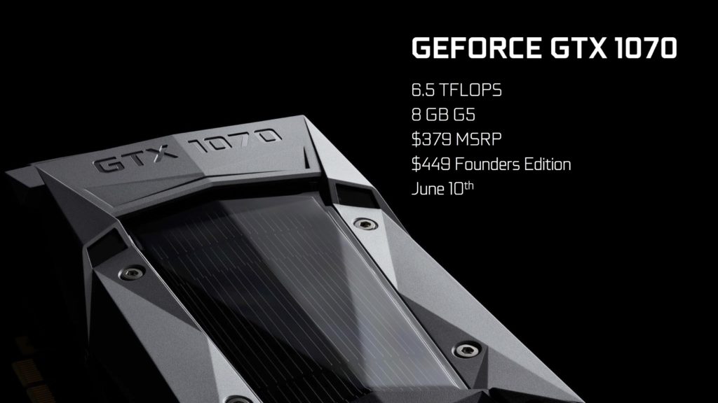 nVidia GTX 1070 e GTX 1080